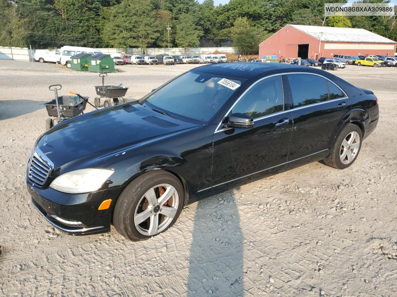 2010 Mercedes-Benz S 550 4Matic VIN: WDDNG8GBXAA309886 Lot: 70556104