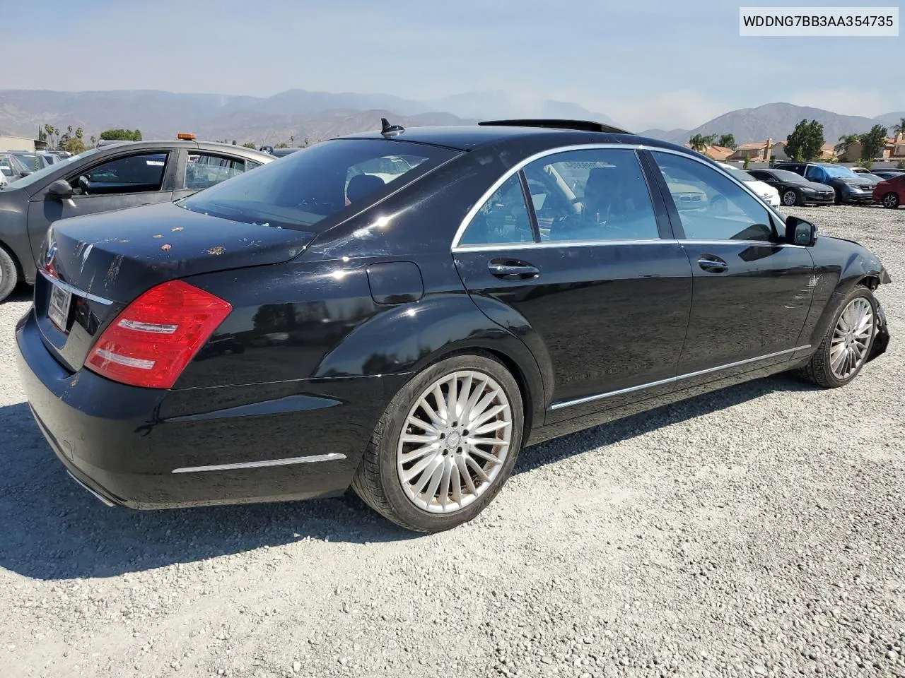 2010 Mercedes-Benz S 550 VIN: WDDNG7BB3AA354735 Lot: 70993954