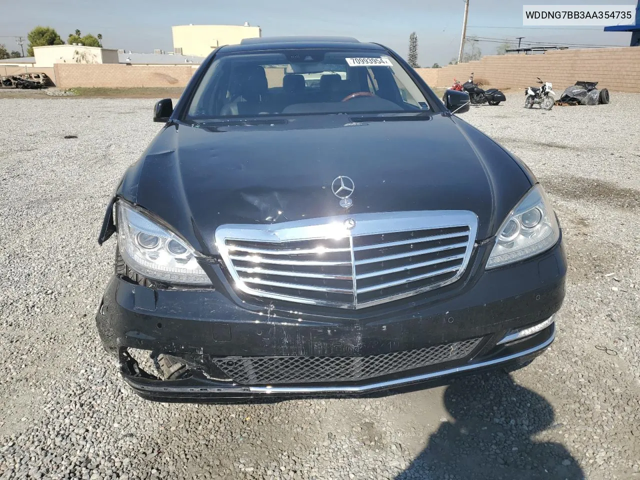 2010 Mercedes-Benz S 550 VIN: WDDNG7BB3AA354735 Lot: 70993954