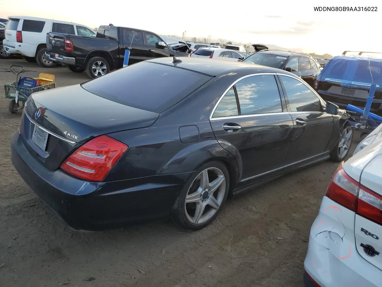 2010 Mercedes-Benz S 550 4Matic VIN: WDDNG8GB9AA316022 Lot: 73173834