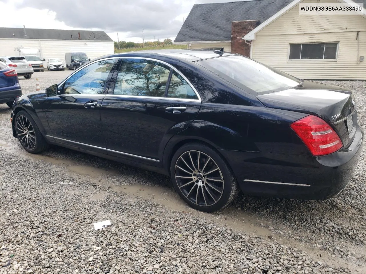 2010 Mercedes-Benz S 550 4Matic VIN: WDDNG8GB6AA333490 Lot: 76365254