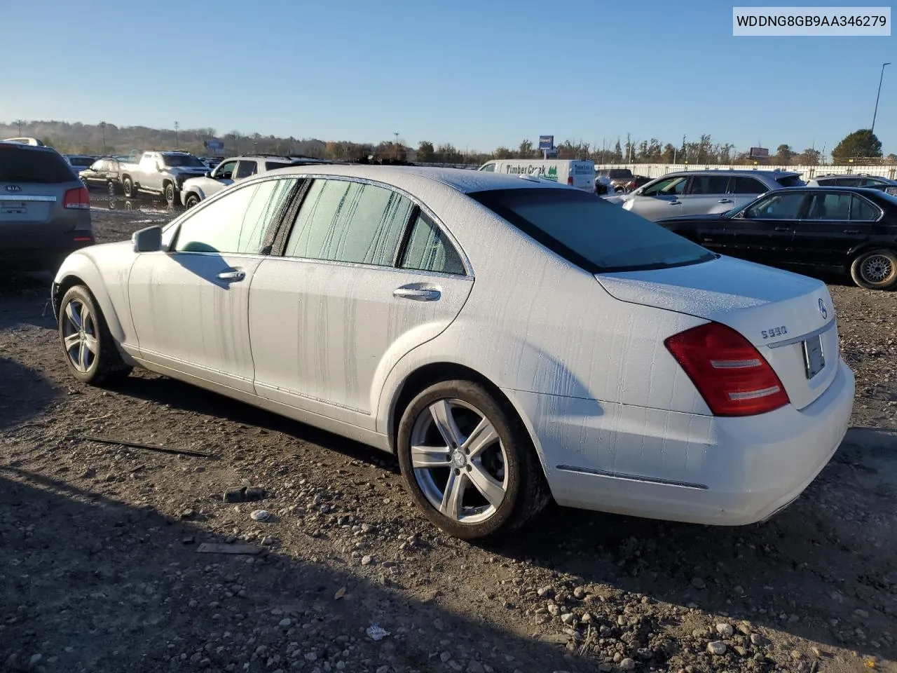 2010 Mercedes-Benz S 550 4Matic VIN: WDDNG8GB9AA346279 Lot: 78407584