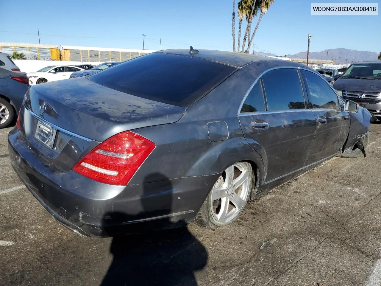 2010 Mercedes-Benz S 550 VIN: WDDNG7BB3AA308418 Lot: 79880914