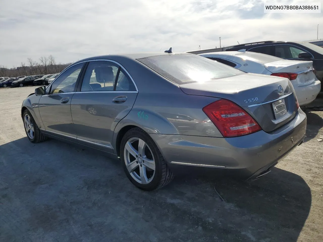 2011 Mercedes-Benz S 550 VIN: WDDNG7BB0BA388651 Lot: 44533164