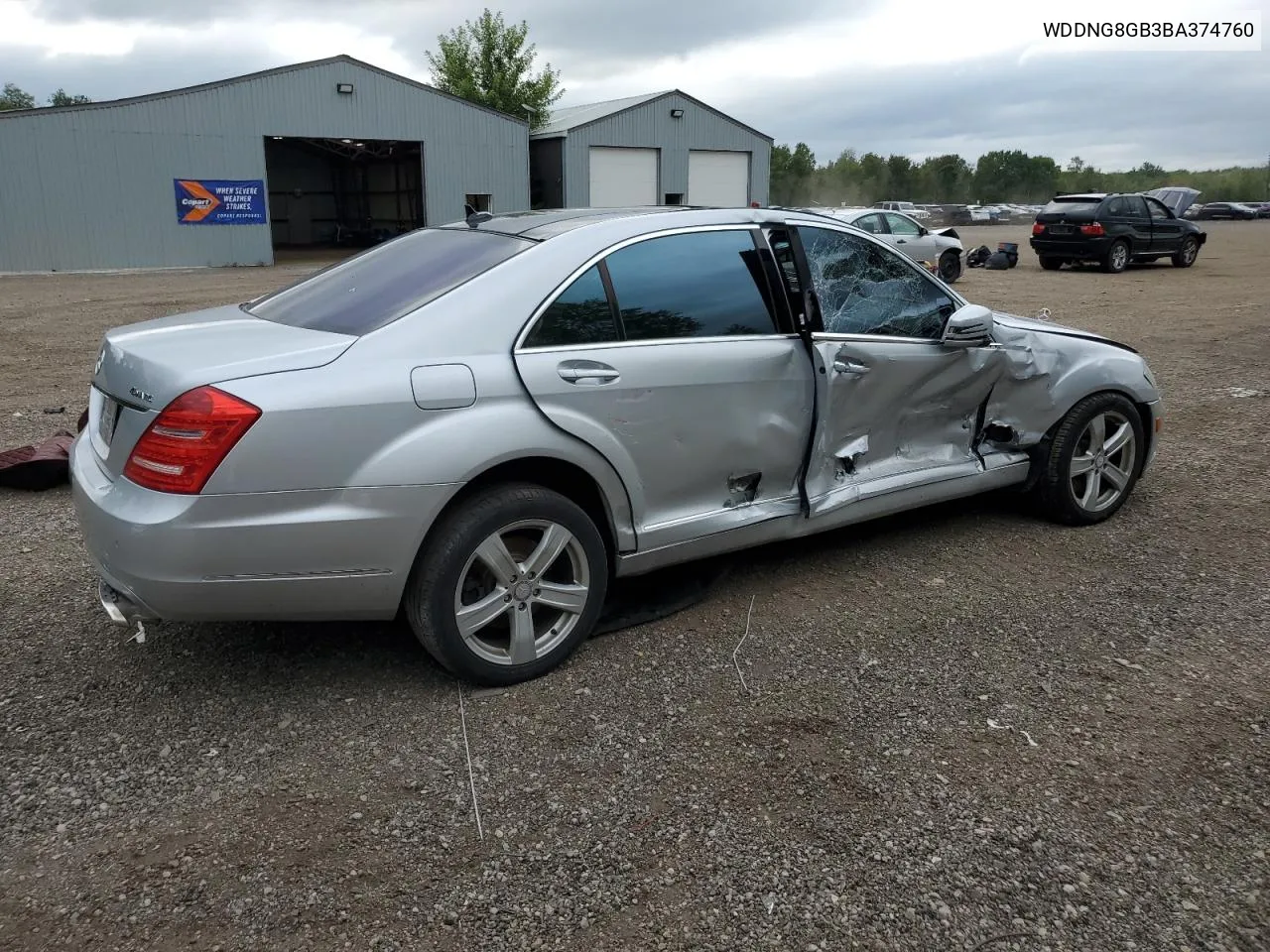 2011 Mercedes-Benz S 550 4Matic VIN: WDDNG8GB3BA374760 Lot: 66706914