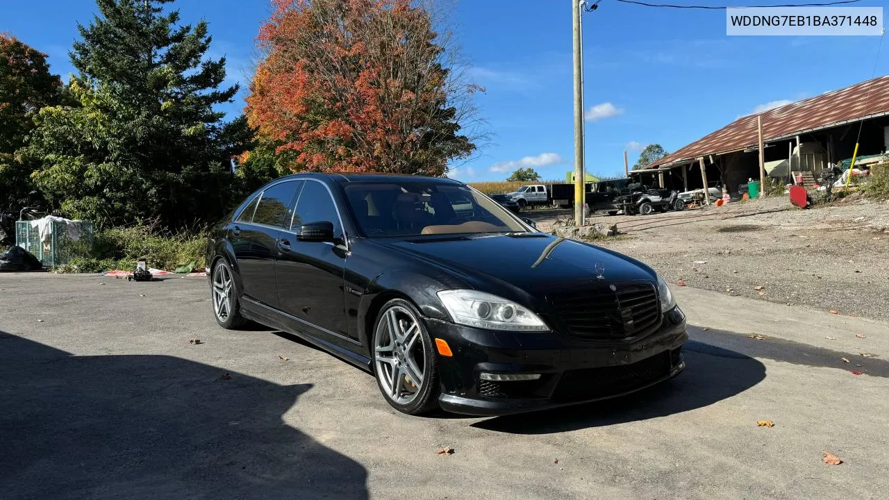 2011 Mercedes-Benz S 63 Amg VIN: WDDNG7EB1BA371448 Lot: 75099424