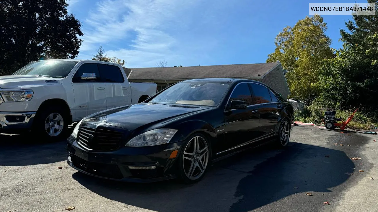 2011 Mercedes-Benz S 63 Amg VIN: WDDNG7EB1BA371448 Lot: 75099424