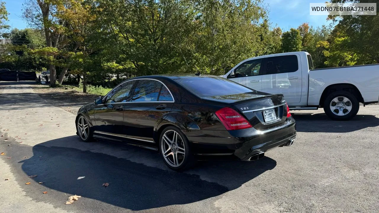 2011 Mercedes-Benz S 63 Amg VIN: WDDNG7EB1BA371448 Lot: 75099424