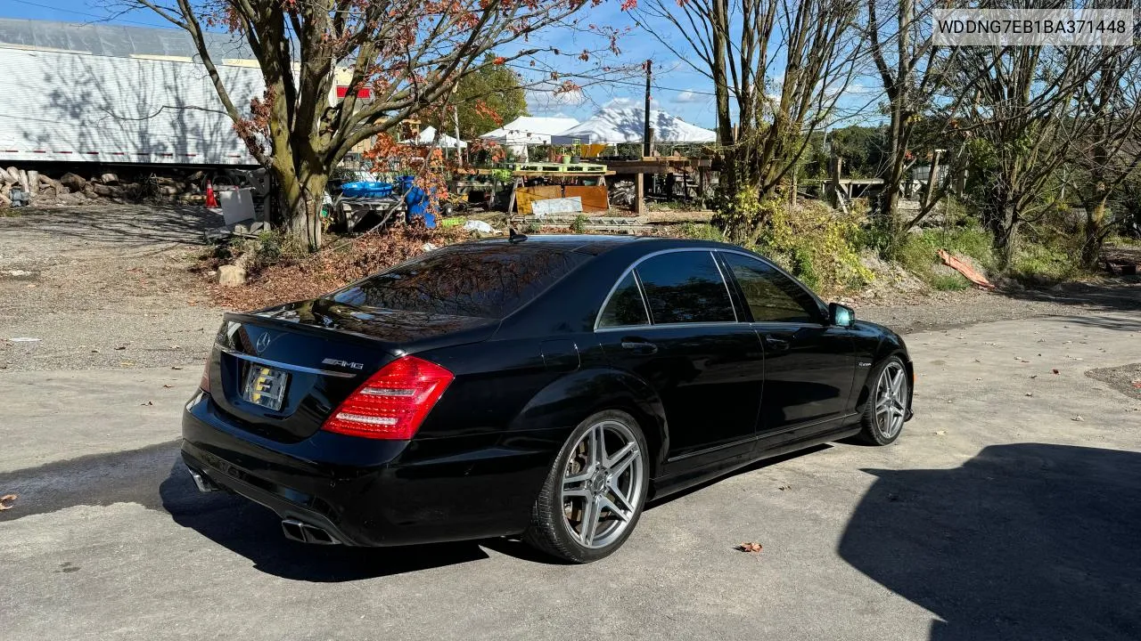 2011 Mercedes-Benz S 63 Amg VIN: WDDNG7EB1BA371448 Lot: 75099424