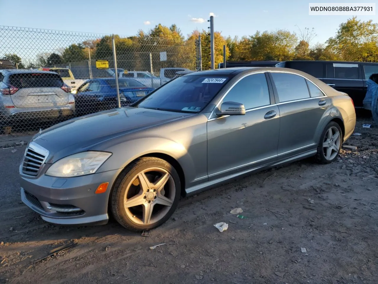 2011 Mercedes-Benz S 550 4Matic VIN: WDDNG8GB8BA377931 Lot: 75247944