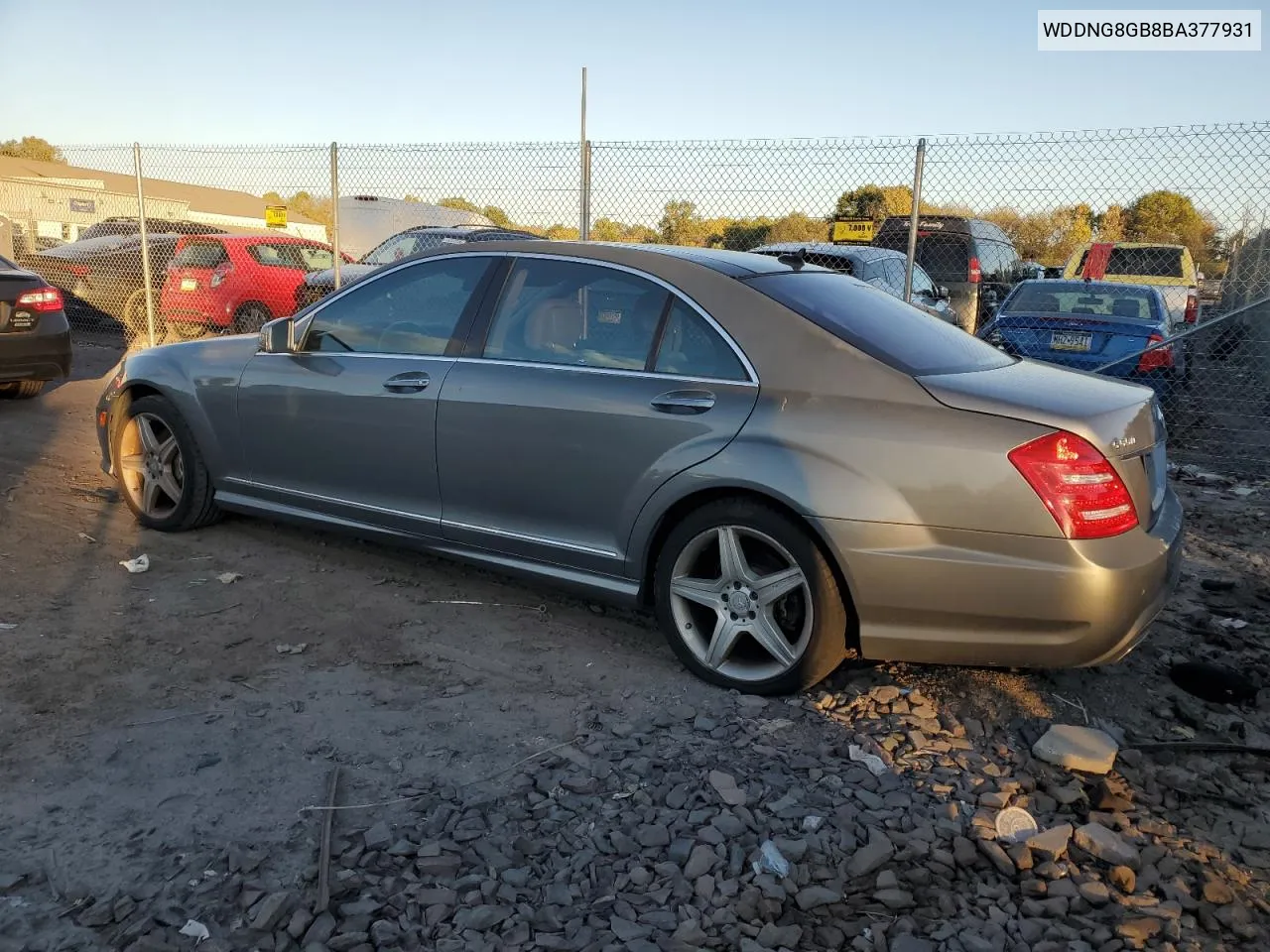 2011 Mercedes-Benz S 550 4Matic VIN: WDDNG8GB8BA377931 Lot: 75247944