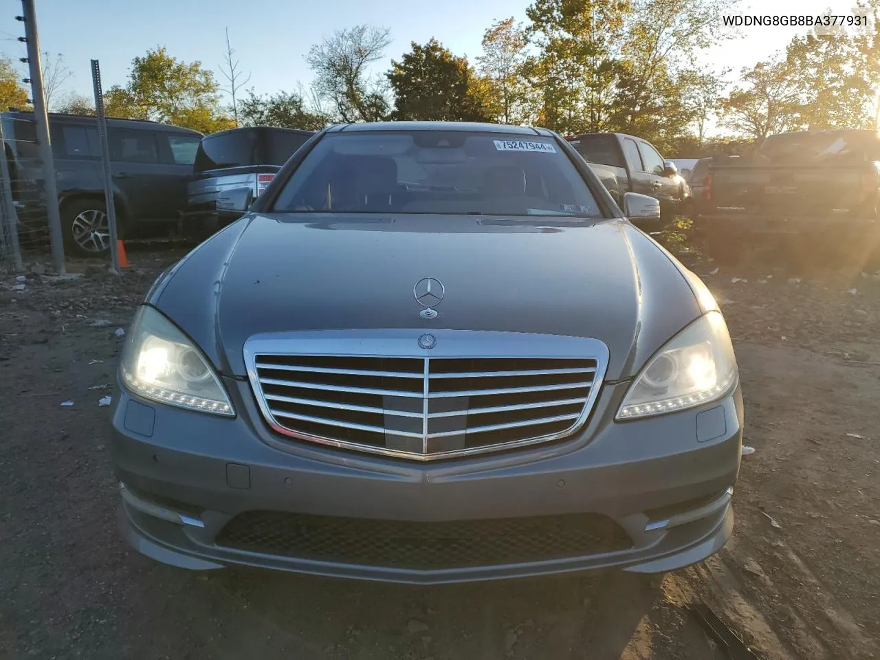 2011 Mercedes-Benz S 550 4Matic VIN: WDDNG8GB8BA377931 Lot: 75247944