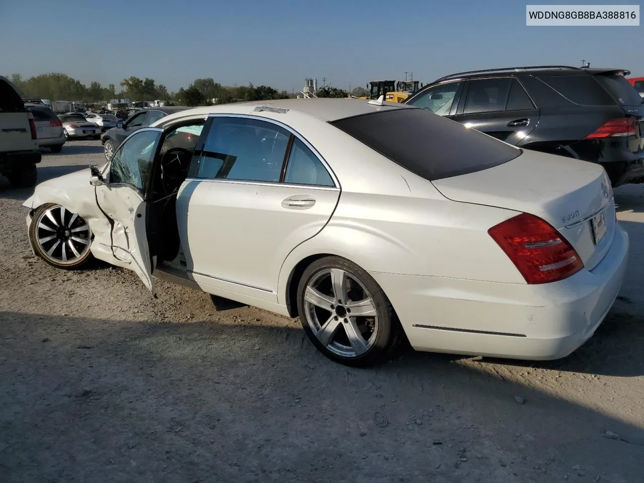 2011 Mercedes-Benz S 550 4Matic VIN: WDDNG8GB8BA388816 Lot: 75300784