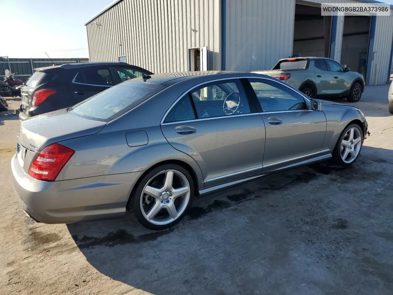 2011 Mercedes-Benz S 550 4Matic VIN: WDDNG8GB2BA373986 Lot: 75600634