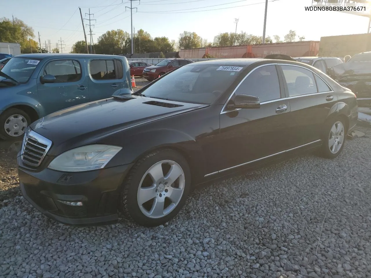 2011 Mercedes-Benz S 550 4Matic VIN: WDDNG8GB3BA376671 Lot: 75897934