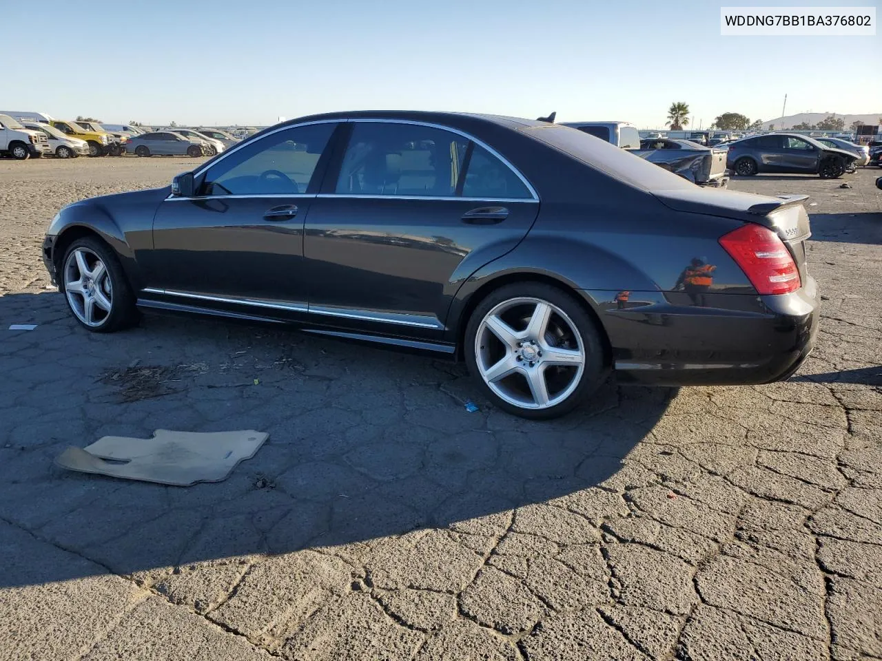 2011 Mercedes-Benz S 550 VIN: WDDNG7BB1BA376802 Lot: 78327614