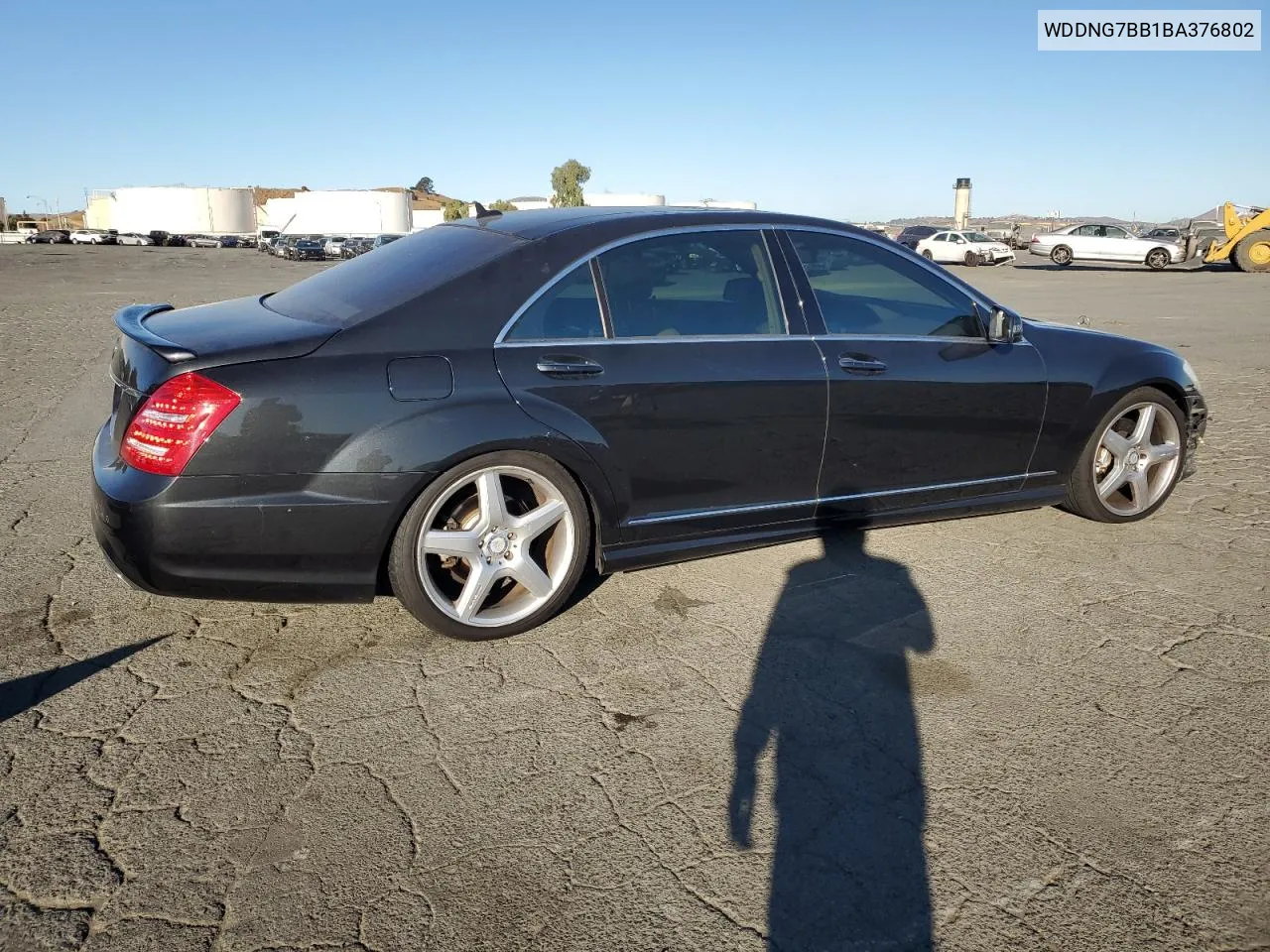 2011 Mercedes-Benz S 550 VIN: WDDNG7BB1BA376802 Lot: 78327614