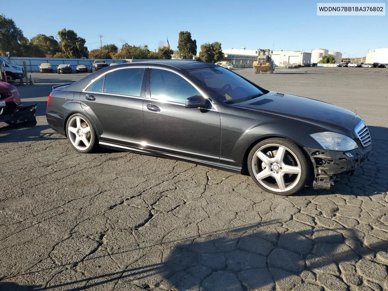 2011 Mercedes-Benz S 550 VIN: WDDNG7BB1BA376802 Lot: 78327614