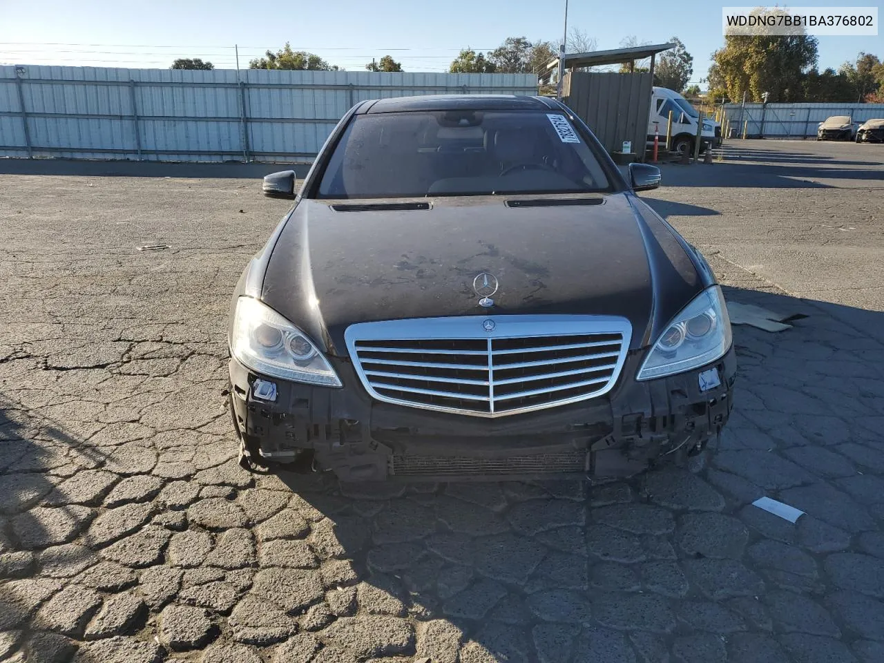 2011 Mercedes-Benz S 550 VIN: WDDNG7BB1BA376802 Lot: 78327614