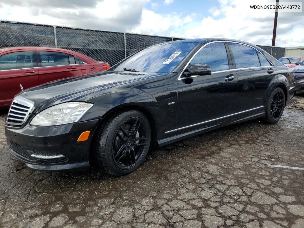 2012 Mercedes-Benz S 550 4Matic VIN: WDDNG9EB2CA443772 Lot: 72090514