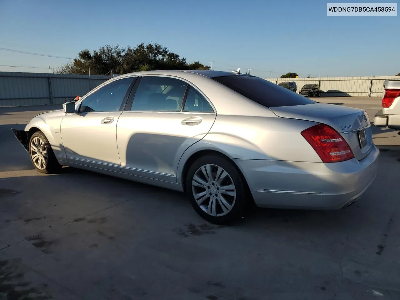 2012 Mercedes-Benz S 550 VIN: WDDNG7DB5CA458594 Lot: 72469264