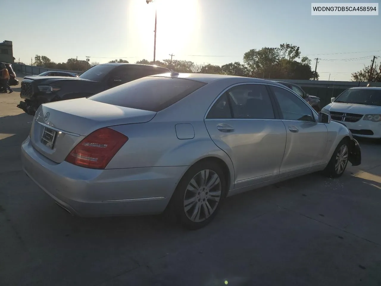 2012 Mercedes-Benz S 550 VIN: WDDNG7DB5CA458594 Lot: 72469264