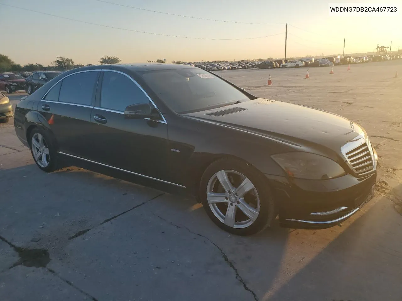 2012 Mercedes-Benz S 550 VIN: WDDNG7DB2CA467723 Lot: 73160624