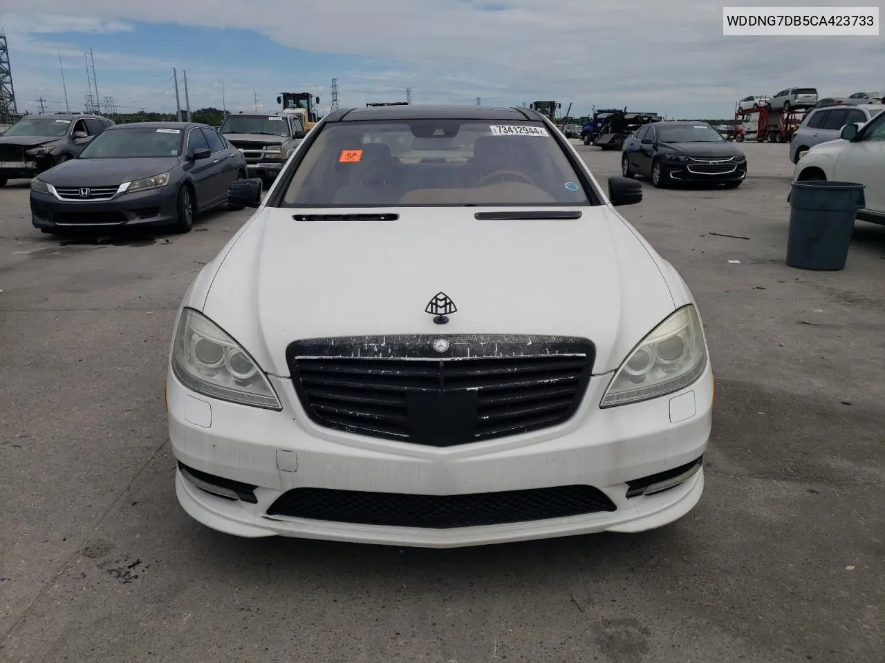 2012 Mercedes-Benz S 550 VIN: WDDNG7DB5CA423733 Lot: 73412944