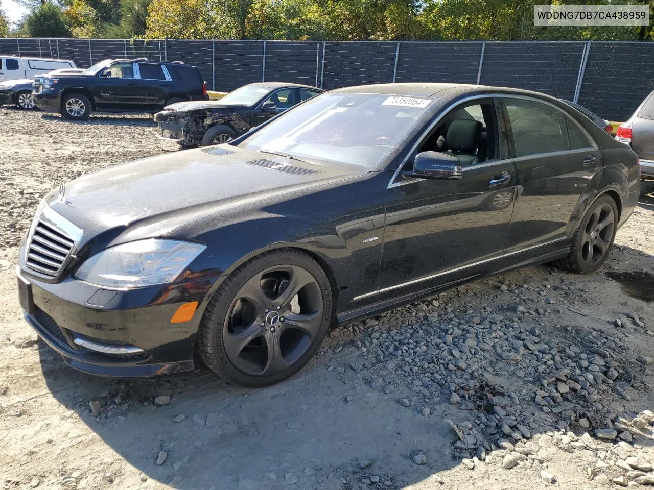 2012 Mercedes-Benz S 550 VIN: WDDNG7DB7CA438959 Lot: 75350054