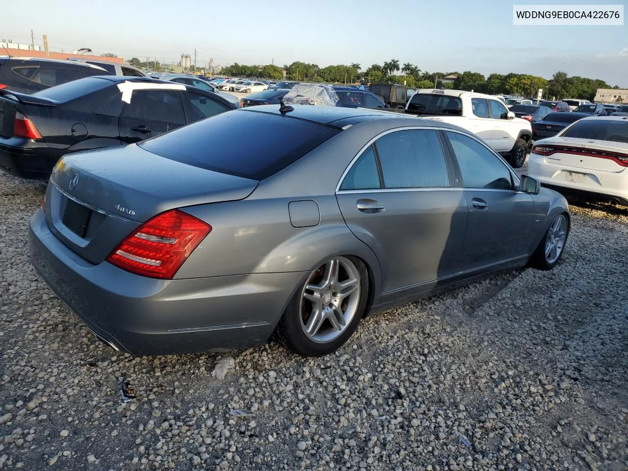 2012 Mercedes-Benz S 550 4Matic VIN: WDDNG9EB0CA422676 Lot: 75495024