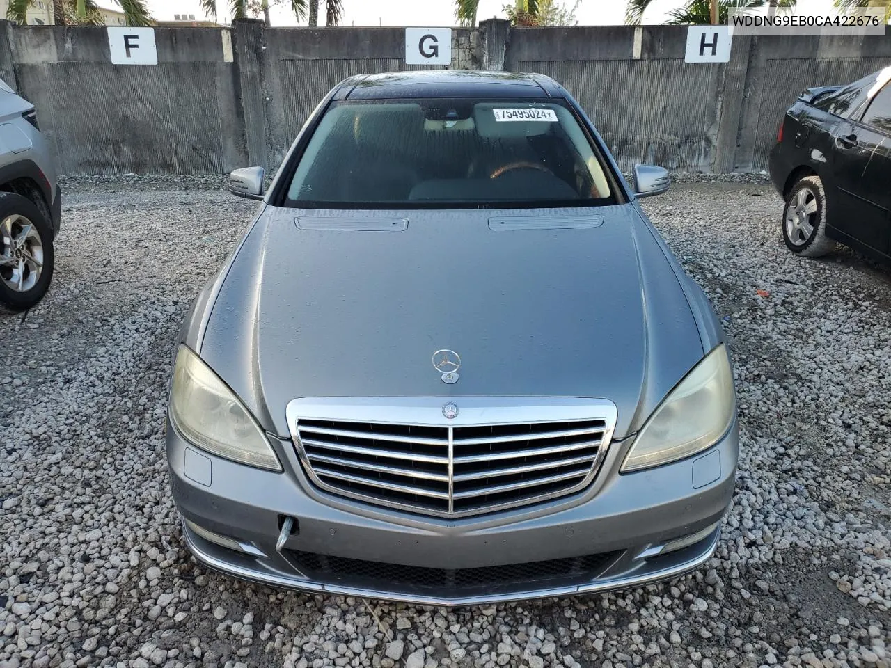 2012 Mercedes-Benz S 550 4Matic VIN: WDDNG9EB0CA422676 Lot: 75495024