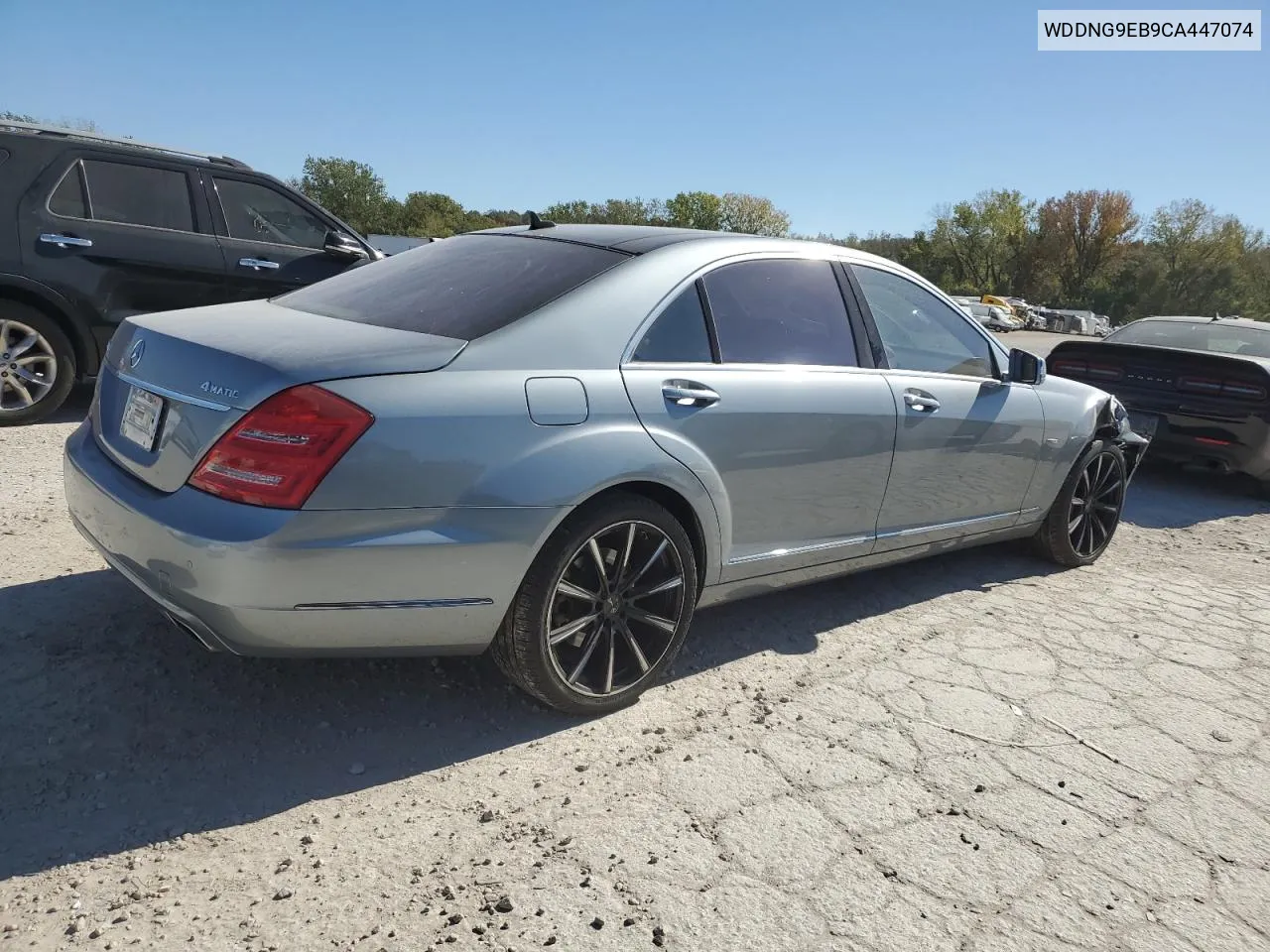 2012 Mercedes-Benz S 550 4Matic VIN: WDDNG9EB9CA447074 Lot: 76075534