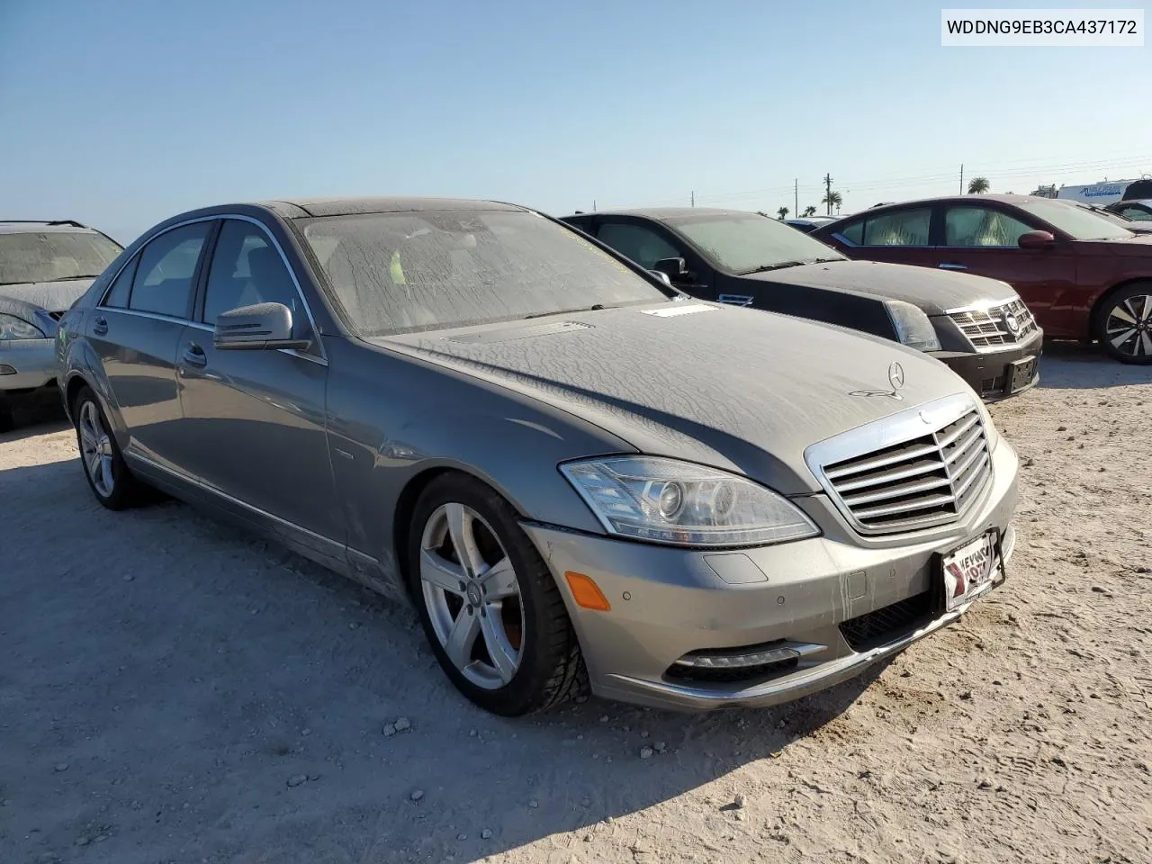 2012 Mercedes-Benz S 550 4Matic VIN: WDDNG9EB3CA437172 Lot: 76129064