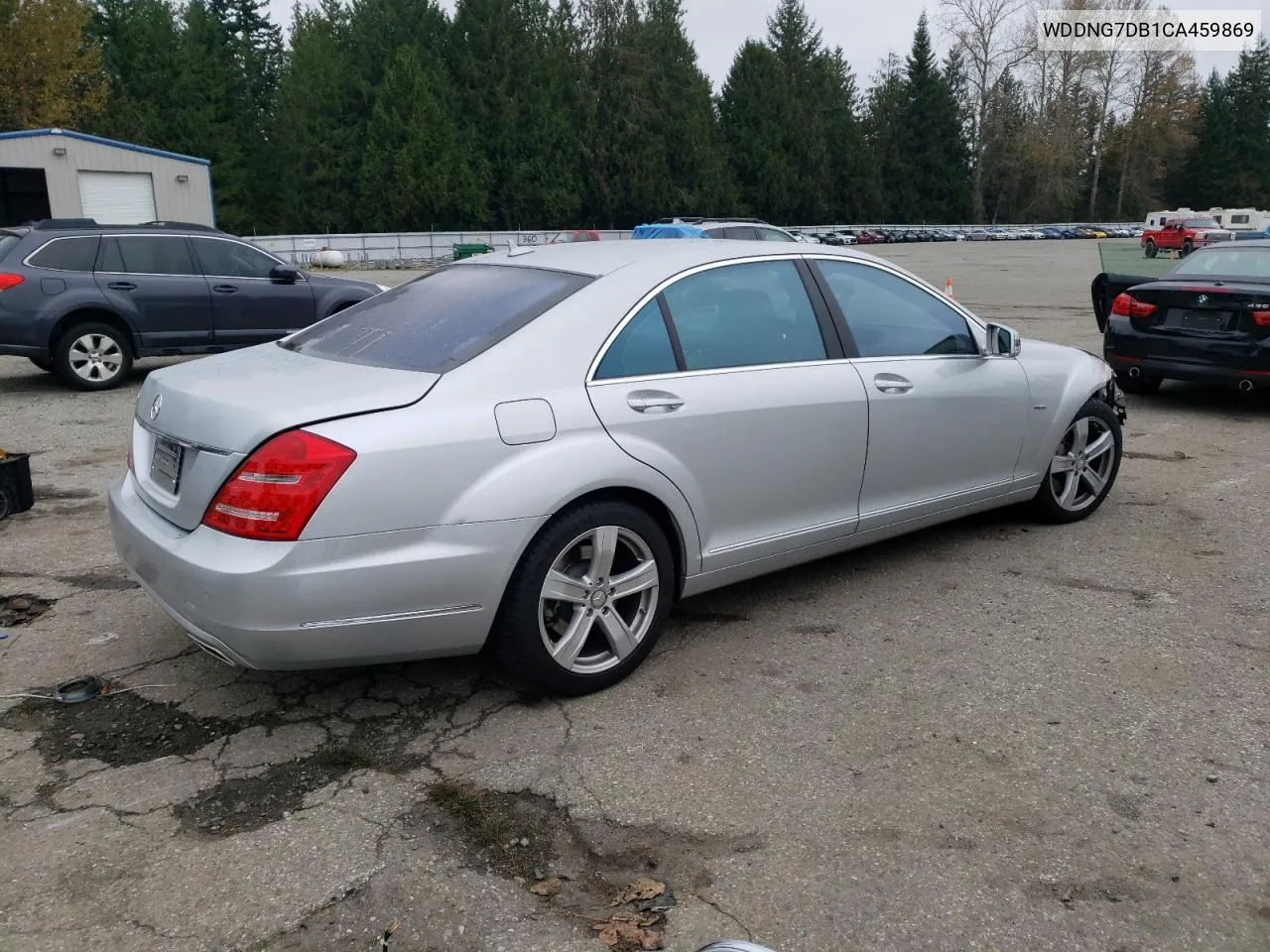 2012 Mercedes-Benz S 550 VIN: WDDNG7DB1CA459869 Lot: 77200904