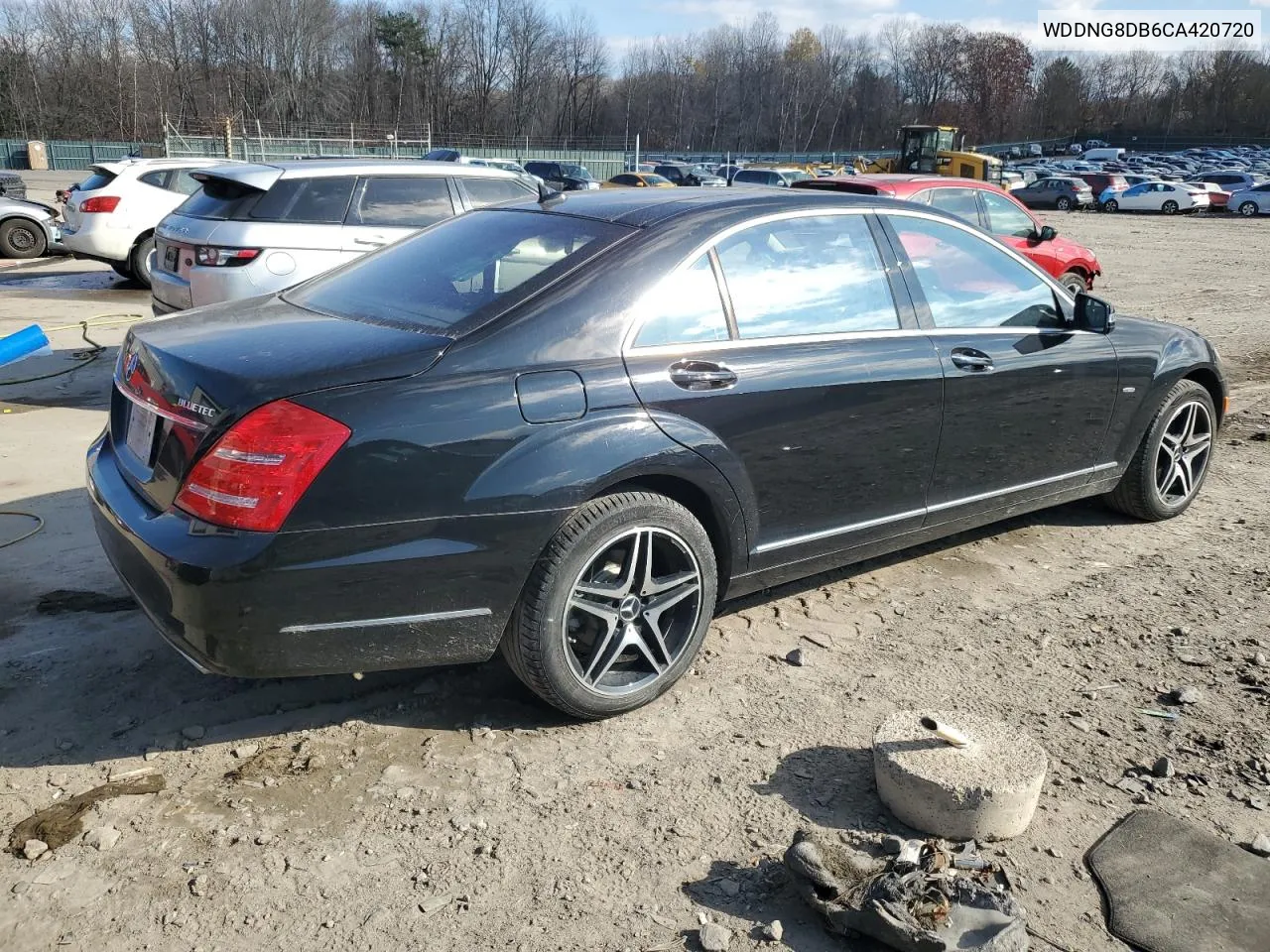 2012 Mercedes-Benz S 350 Bluetec VIN: WDDNG8DB6CA420720 Lot: 79696484