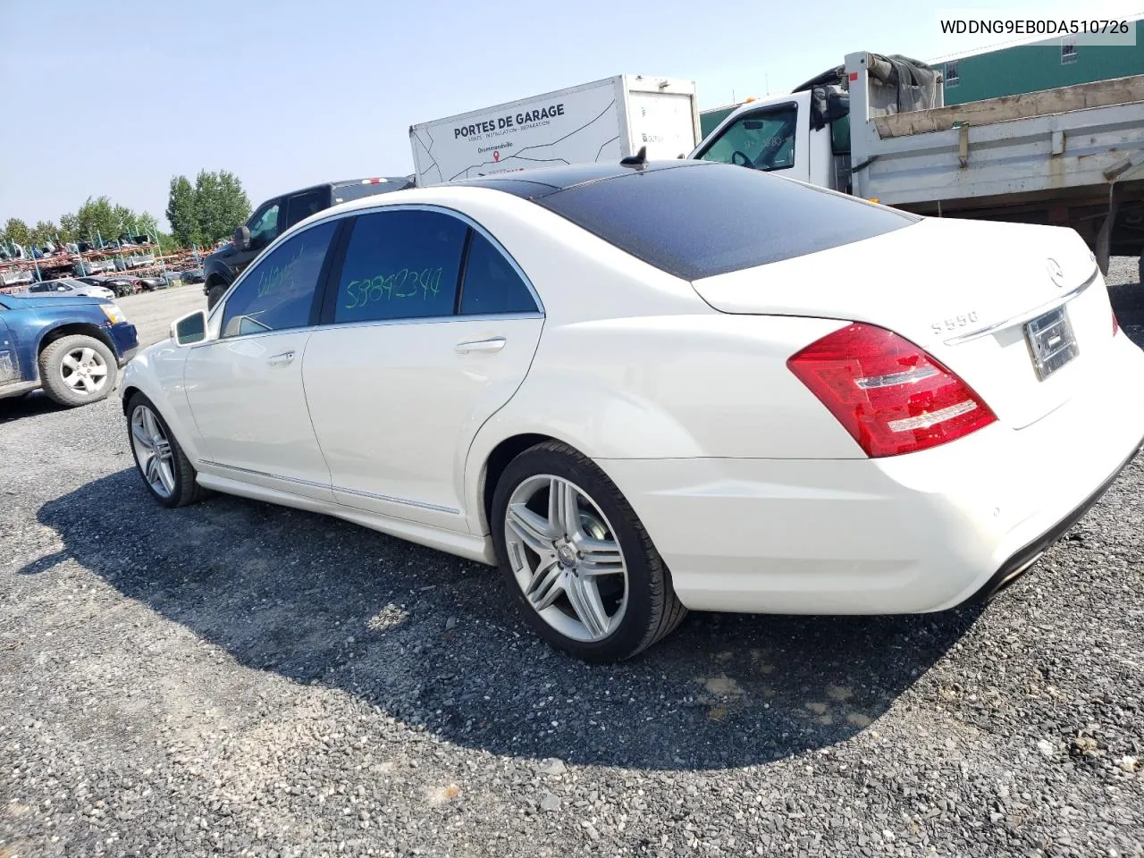 2013 Mercedes-Benz S 550 4Matic VIN: WDDNG9EB0DA510726 Lot: 58842344