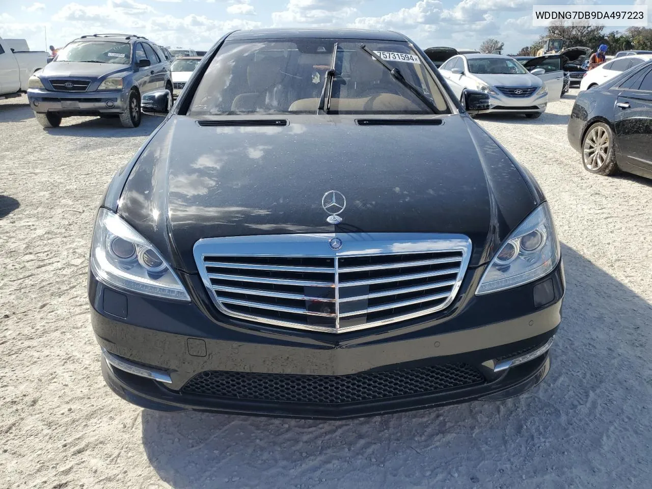 2013 Mercedes-Benz S 550 VIN: WDDNG7DB9DA497223 Lot: 75731594