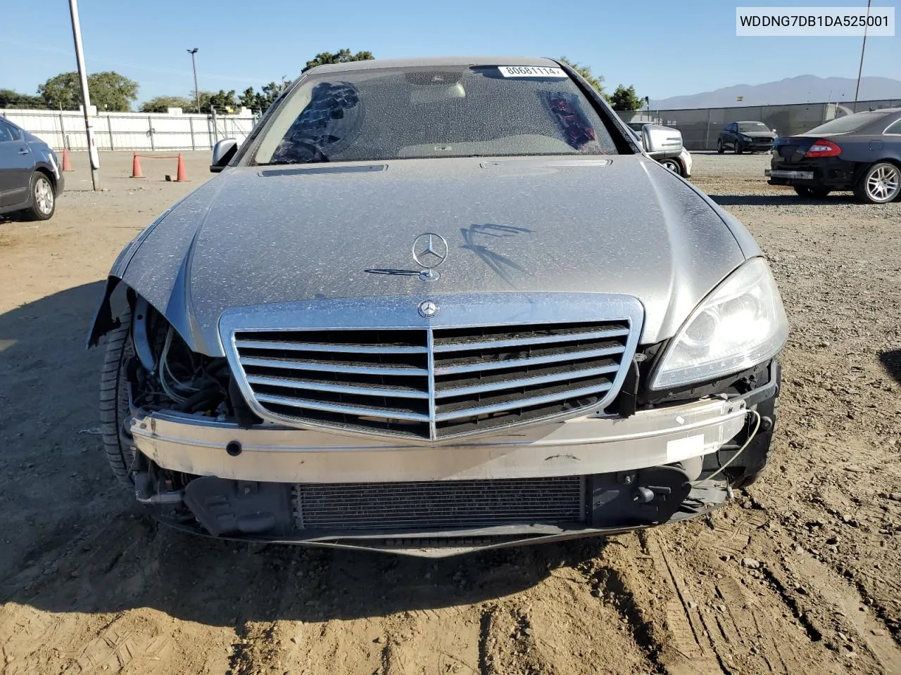 2013 Mercedes-Benz S 550 VIN: WDDNG7DB1DA525001 Lot: 80681114