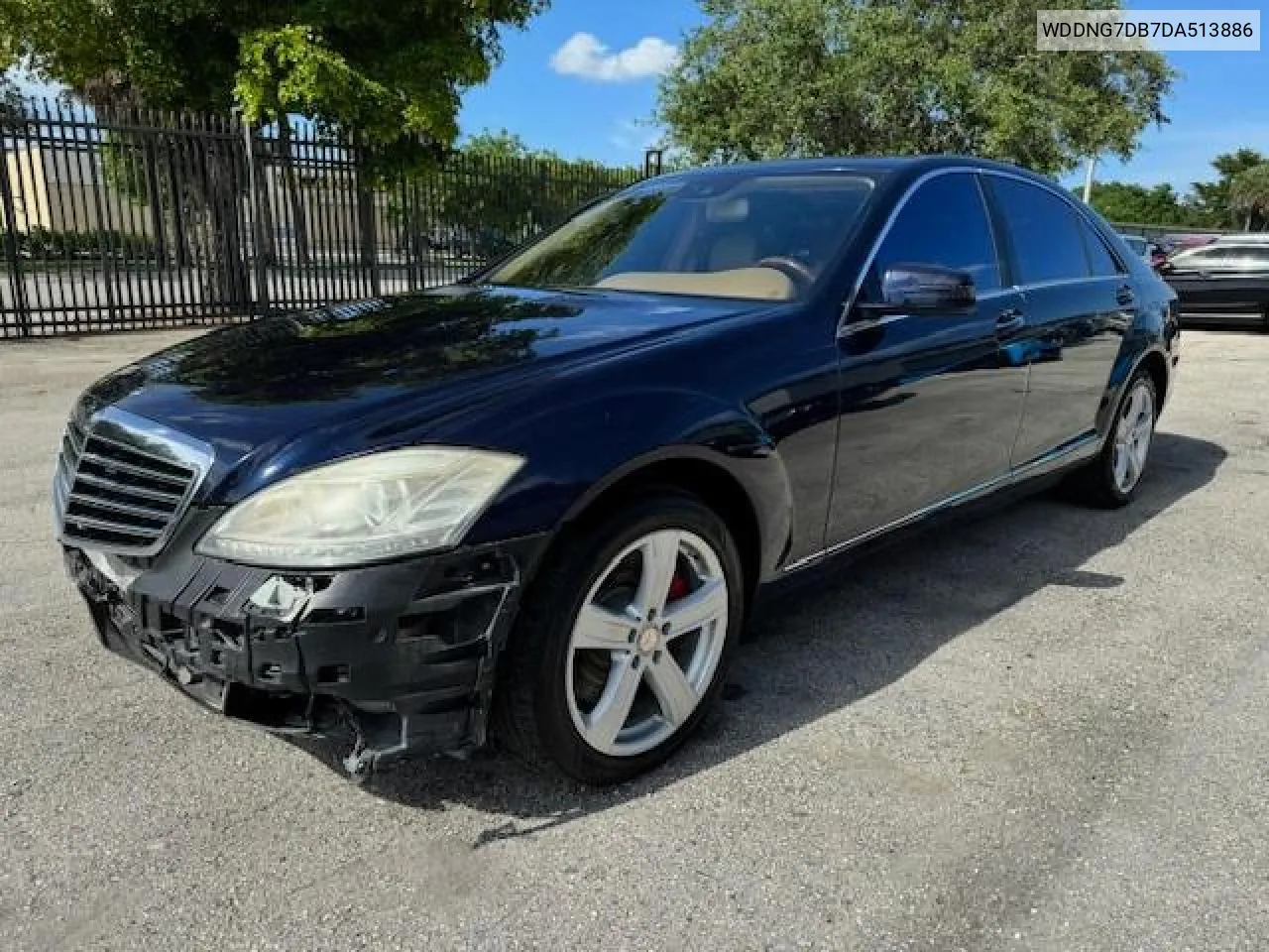 2013 Mercedes-Benz S 550 VIN: WDDNG7DB7DA513886 Lot: 80802814