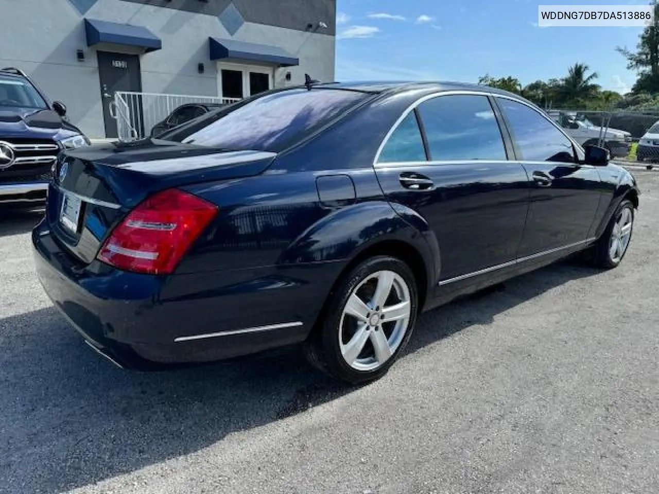 2013 Mercedes-Benz S 550 VIN: WDDNG7DB7DA513886 Lot: 80802814