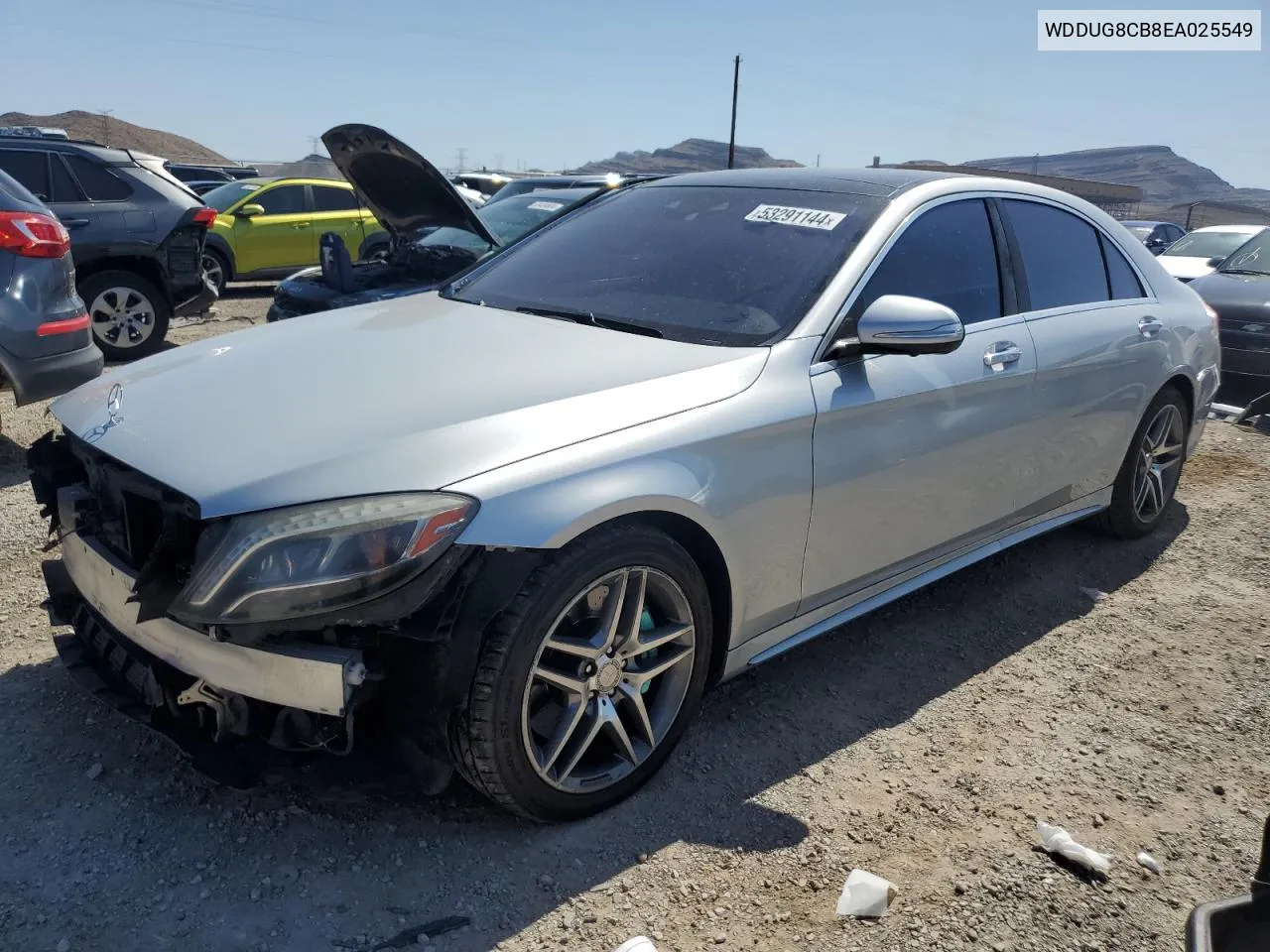 2014 Mercedes-Benz S 550 VIN: WDDUG8CB8EA025549 Lot: 53291144