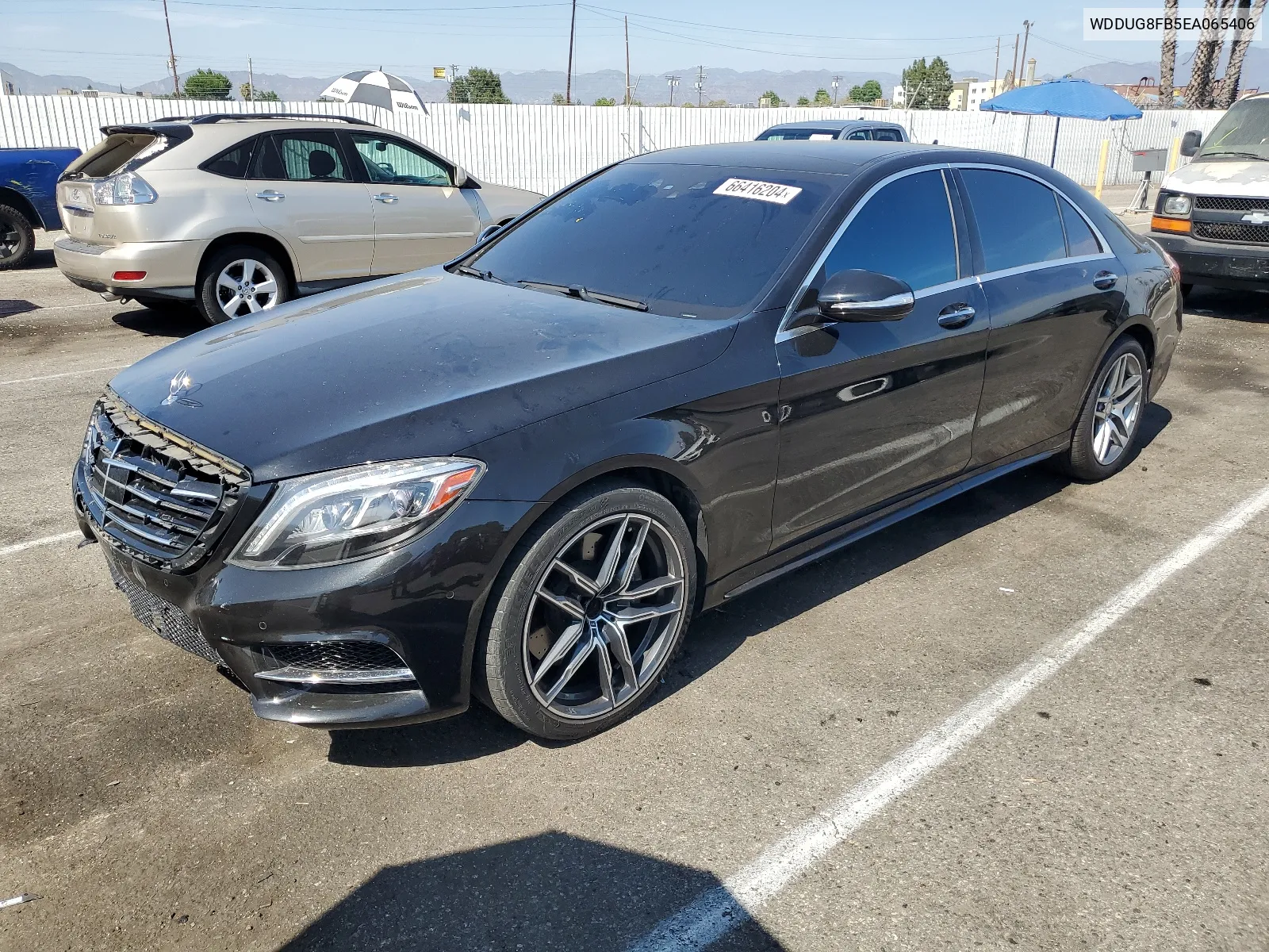 2014 Mercedes-Benz S 550 4Matic VIN: WDDUG8FB5EA065406 Lot: 66416204