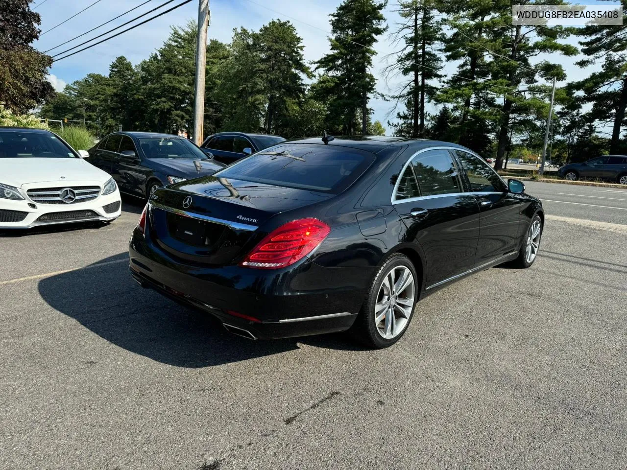 2014 Mercedes-Benz S 550 4Matic VIN: WDDUG8FB2EA035408 Lot: 69346634