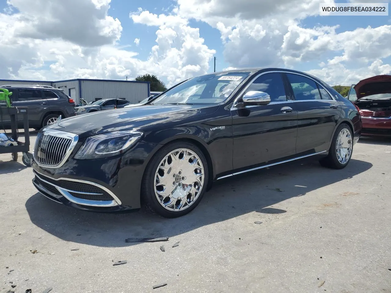 2014 Mercedes-Benz S 550 4Matic VIN: WDDUG8FB5EA034222 Lot: 69764224