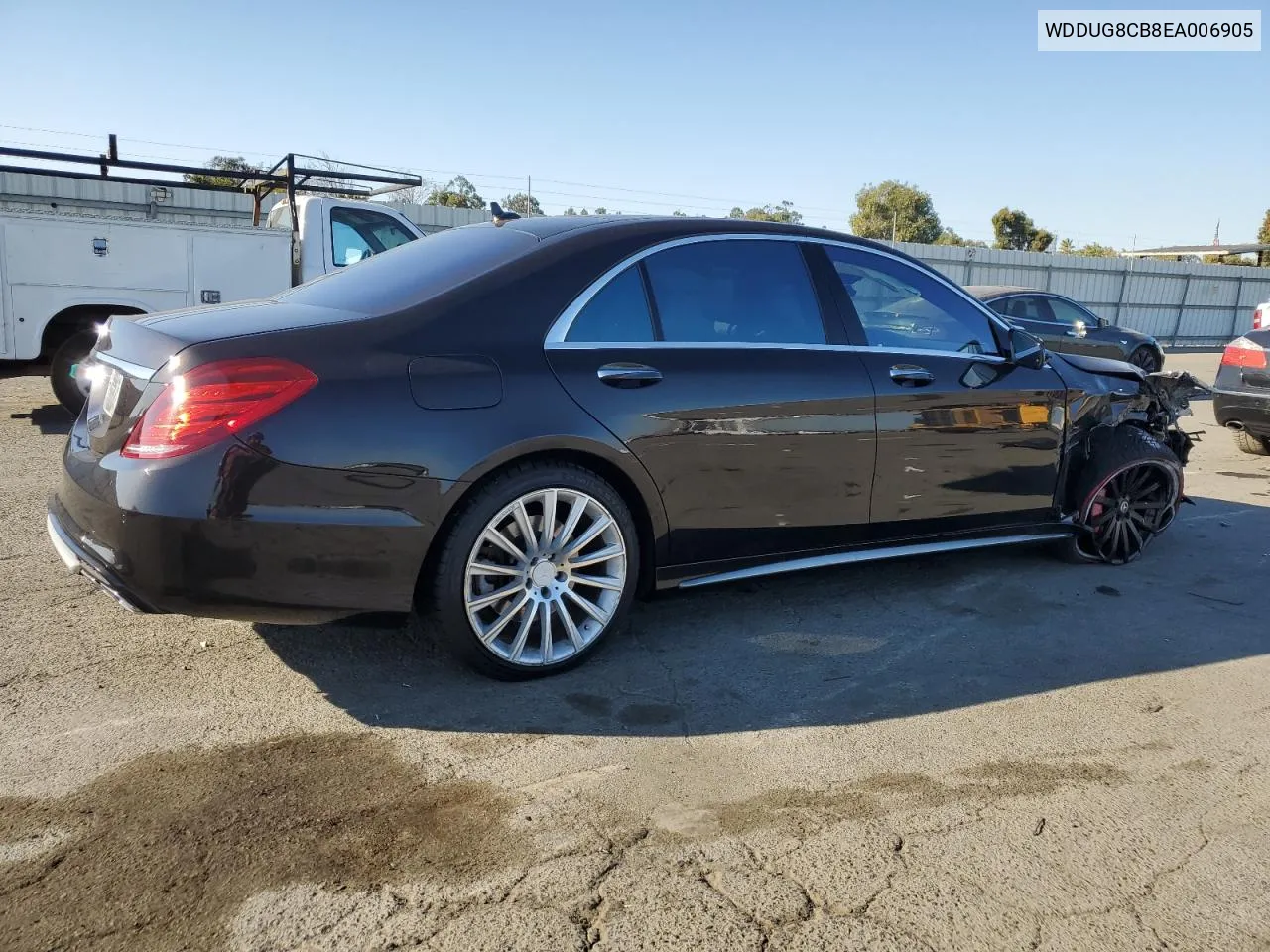 2014 Mercedes-Benz S 550 VIN: WDDUG8CB8EA006905 Lot: 72856944