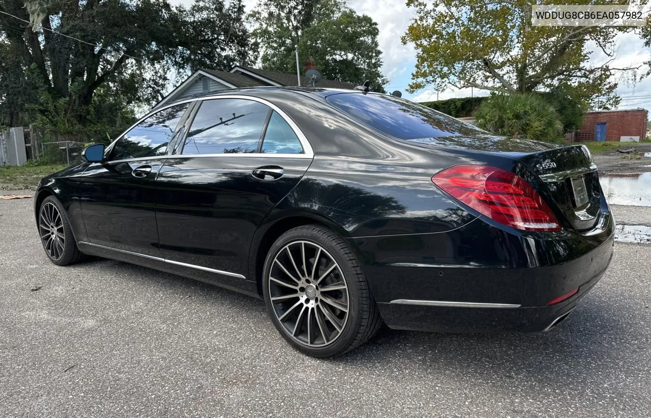 2014 Mercedes-Benz S 550 VIN: WDDUG8CB6EA057982 Lot: 73676074