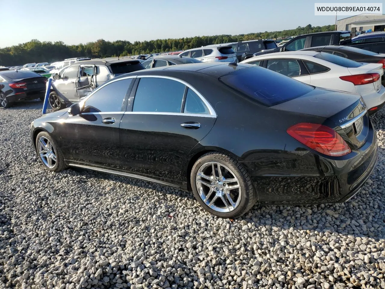 2014 Mercedes-Benz S 550 VIN: WDDUG8CB9EA014074 Lot: 74726964