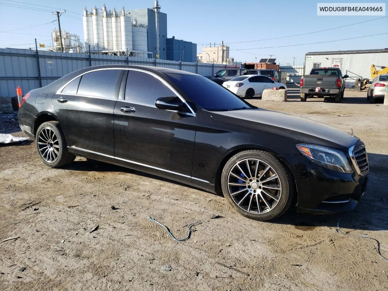 2014 Mercedes-Benz S 550 4Matic VIN: WDDUG8FB4EA049665 Lot: 74897674