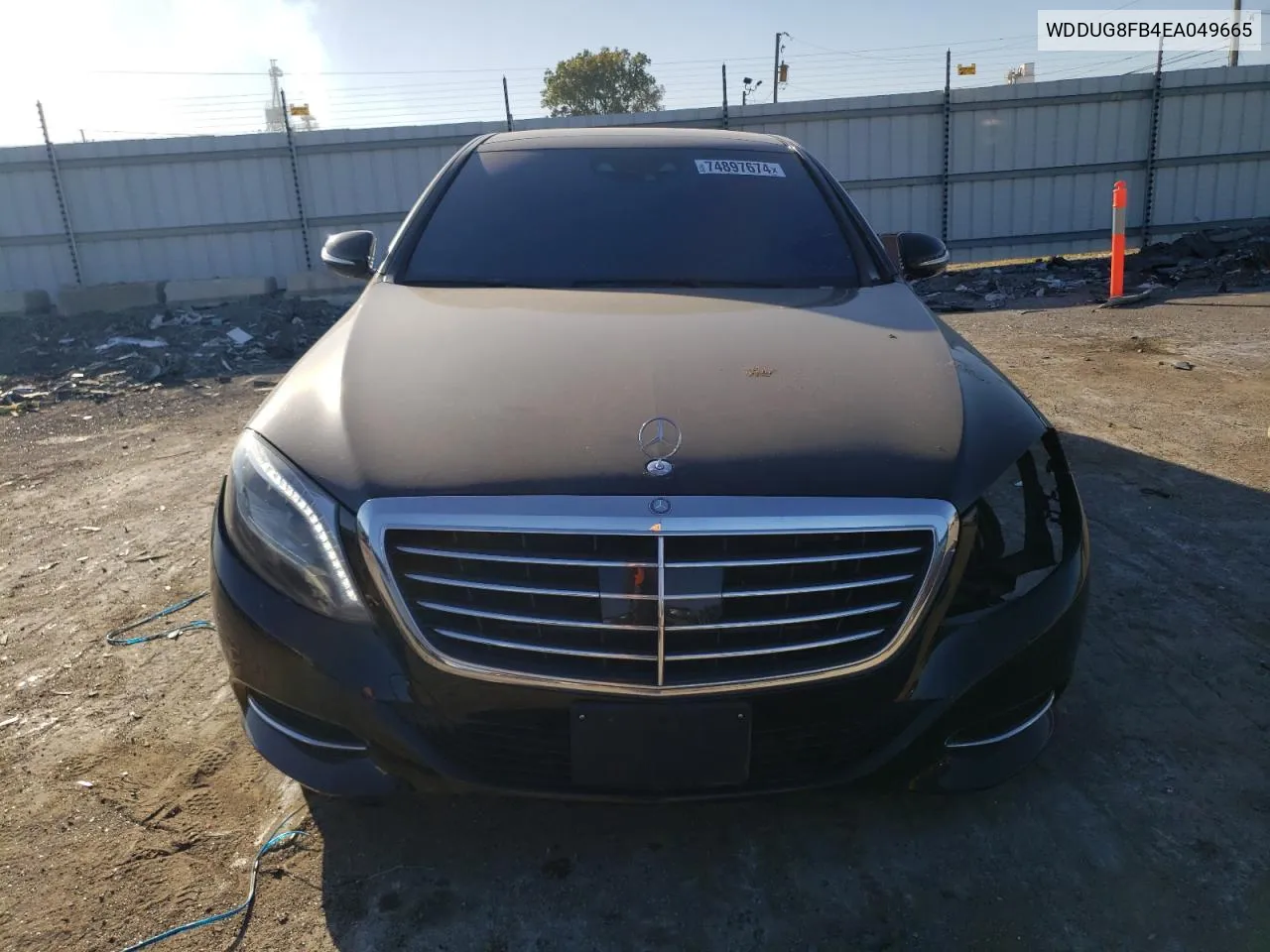 2014 Mercedes-Benz S 550 4Matic VIN: WDDUG8FB4EA049665 Lot: 74897674