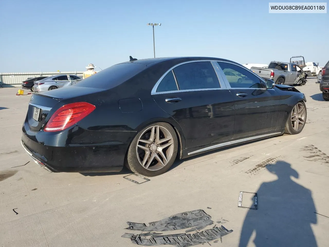 2014 Mercedes-Benz S 550 VIN: WDDUG8CB9EA001180 Lot: 75421554